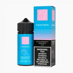 Aqua Frostbite 100ml Creamy Banana Strawberry Menthol Ejuice
