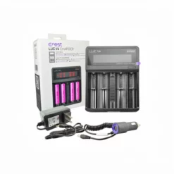 Efest LUC V4 LCD Universal Battery Charger - 4 Bay USB Output