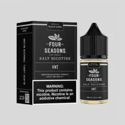 Premium Four Seasons Vanilla Nut Tobacco Salt 30ml E-Juice