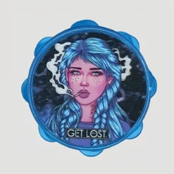 Get Lost 3D Galaxy Herb Grinder 67MM