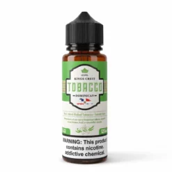 Smooth King's Crest Dominican Tobacco 120ml Freebase E-Juice
