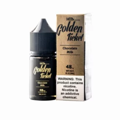 Met4 Golden Ticket Salt Nic Creamy Chocolate Milk