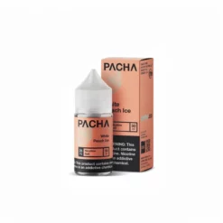 Pacha Salts White Peach Ice Nic Salt – Cool Menthol 30ml