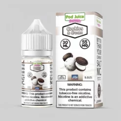 Pod Juice Cookies & Cream Tobacco Free Nic Salt 30ml