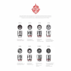 Smok TFV12 Cloud Chasing Replacement Coils (3-Pack)