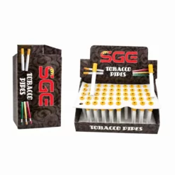 SGE Tobacco Pipes - 50COUNT, Durable Premium Hand Pipes