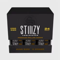 Stiiizy King Size Pre-Rolled Cones - 24 Count