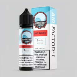 Air Factory Unflavored 60ml E-Juice – 70/30 Vape Juice