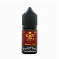 Badger Hill Reserve Salt American Way Tobacco 30ml E-Juice