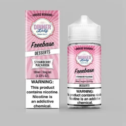 Dinner Lady Strawberry Macaroon 100ml Buttery E-Juice