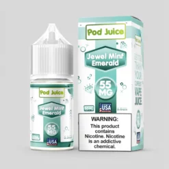 Pod Juice Salt Jewel Mint Emerald TFN Menthol Tobacco 30ml
