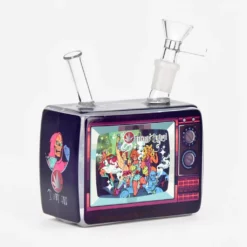 Dabtized Trippy Vision Retro TV Water Pipe W/Led