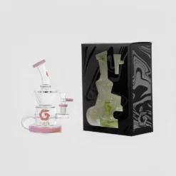 Hillside Hourglass Slime Mini Recycler, Borosilicate Glass
