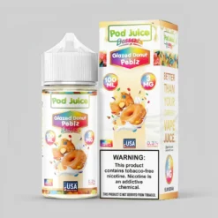 Pod Juice Glazed Donut Peblz Tobacco Free E-Juice 100ml