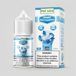 Pod Juice Salt Jewel Mint Sapphire Tobacco Free Nicotine